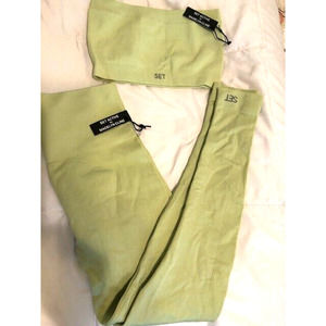 SET ACTIVE 2 PIECE SCULPTFLEX LIME KIWI GREEN SET BANDEAU TOP & LEGGINGS S NWT